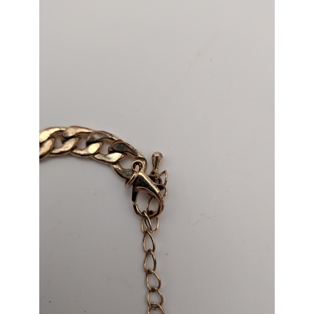 Gold Tones Large Chain Link Bracelet‎ - Picture 3 of 3